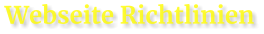 Webseite Richtlinien
