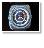 Favre Leuba Bathy     2  Taucheruhr mit Tiefenm.  leichte Tragespuren