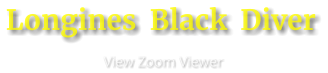 Longines  Black  Diver                    View Zoom Viewer